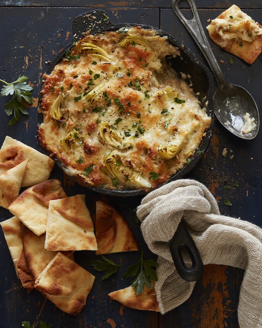 Cheesy Artichoke Dip from www.whatsgabycooking.com (@Whatsgabycookin)