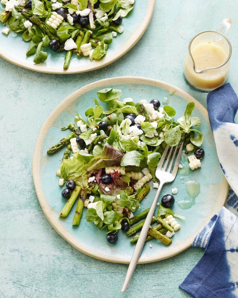 Blueberry Asparagus Salad