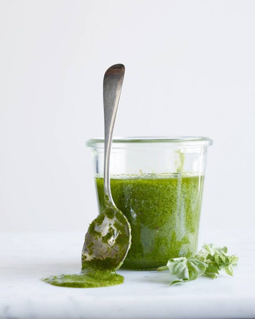 Easy Basil Vinaigrette