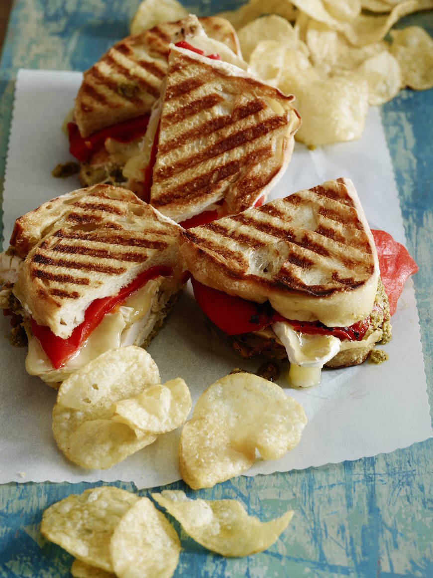 Leftover Turkey Panini