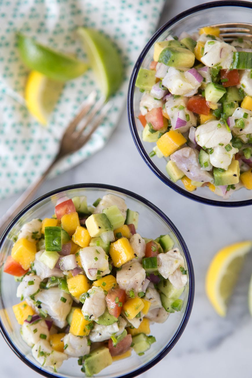 Tropical Sea Bass Ceviche