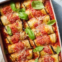 Eggplant Rollatini from www.whatsgabycooking.com (@whatsgabycookin)