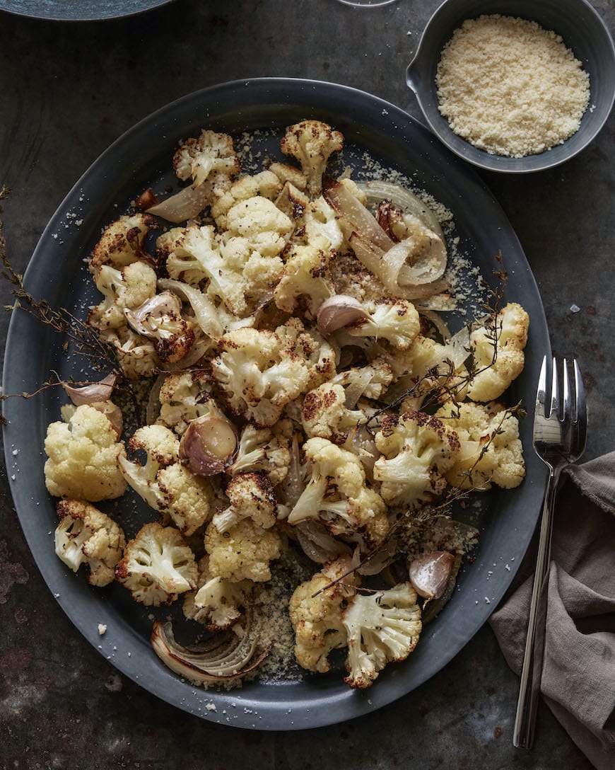 Parmesan Roasted Cauliflower from www.whatsgabycooking.com (@whatsgabycookin)