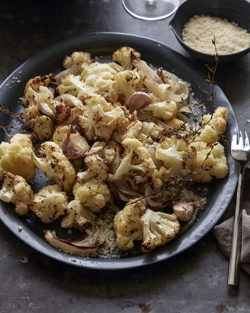 Parmesan Roasted Cauliflower from www.whatsgabycooking.com (@whatsgabycookin)