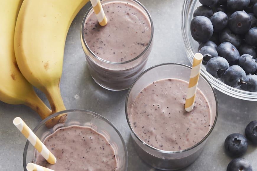 Blueberry Muffin Smoothie  from www.whatsgabycooking.com (@whatsgabycookin)