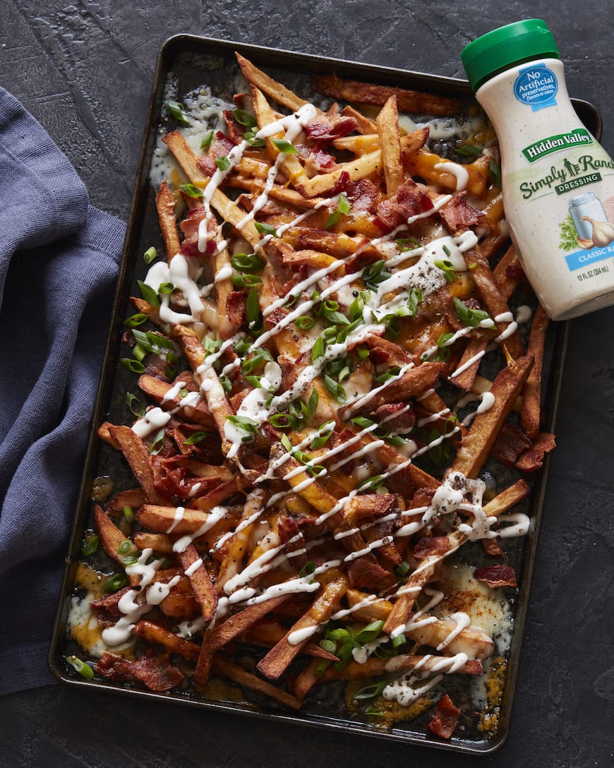 Bacon Cheddar Ranch Fries from www.whatsgabycooking.com (@whatsgabycookin)