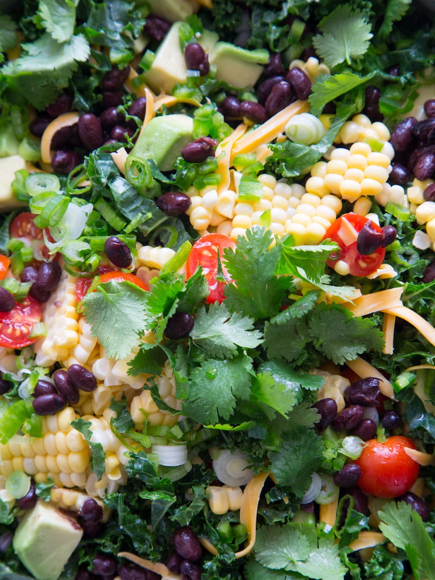 Kale Taco Salad from www.whatsgabycooking.com (@whatsgabycookin)