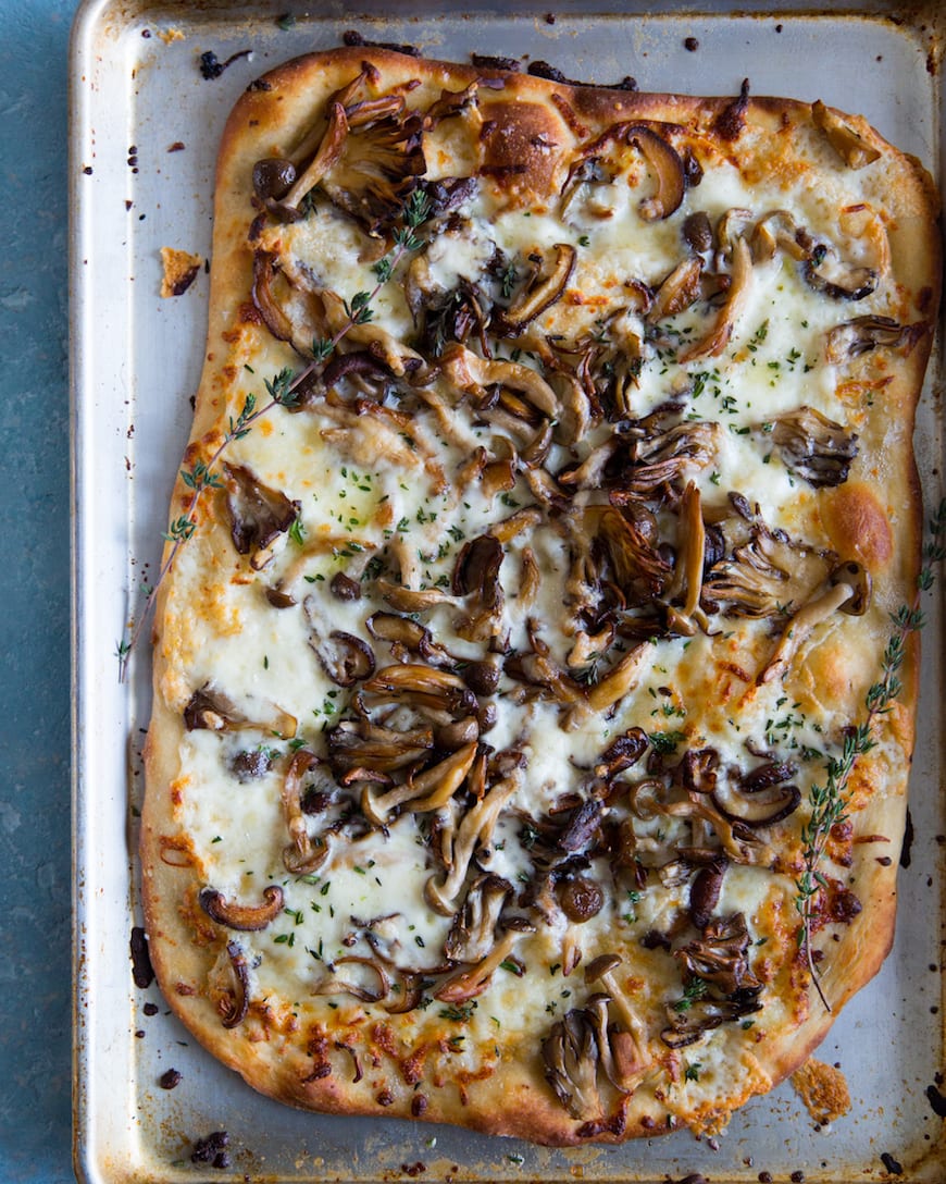 Caramelized Wild Mushroom Pizza