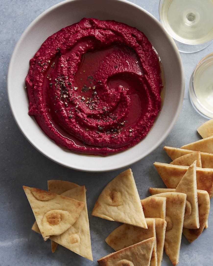 Beet Hummus from www.whatsgabycooking.com (@whatsgabycookin)