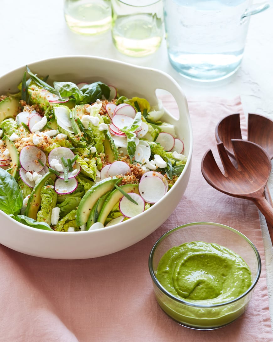 Crispy Quinoa Spring Salad from www.whatsgabycooking.com (@whatsgabycookin)