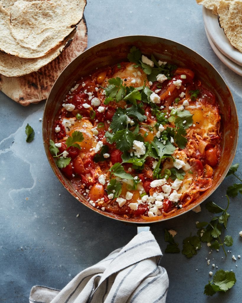 Saffron Tomato Shakshuka from www.whatsgabycooking.com (@whatsgabycookin)