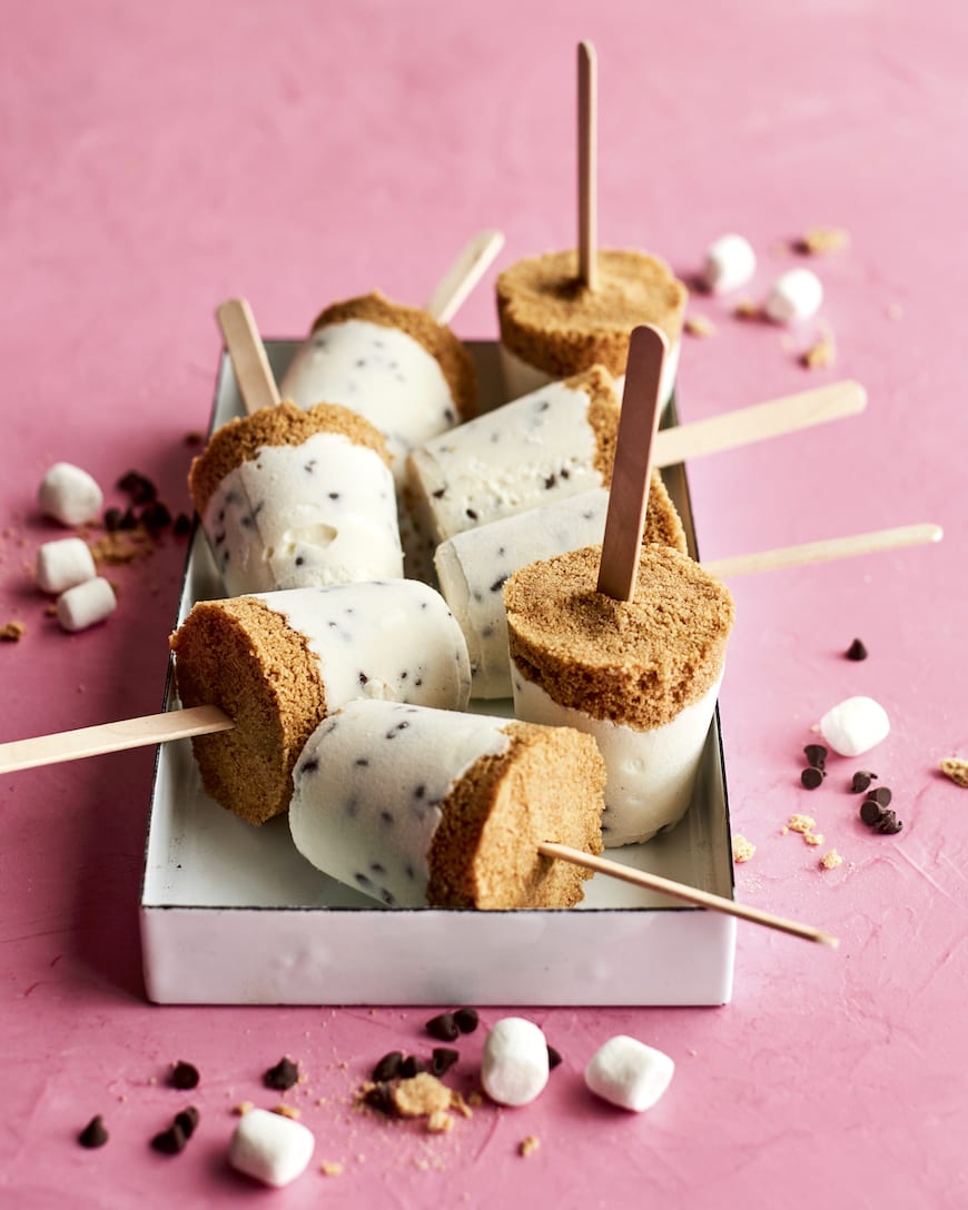S'more Cheesecake Pops What's Gaby Cooking