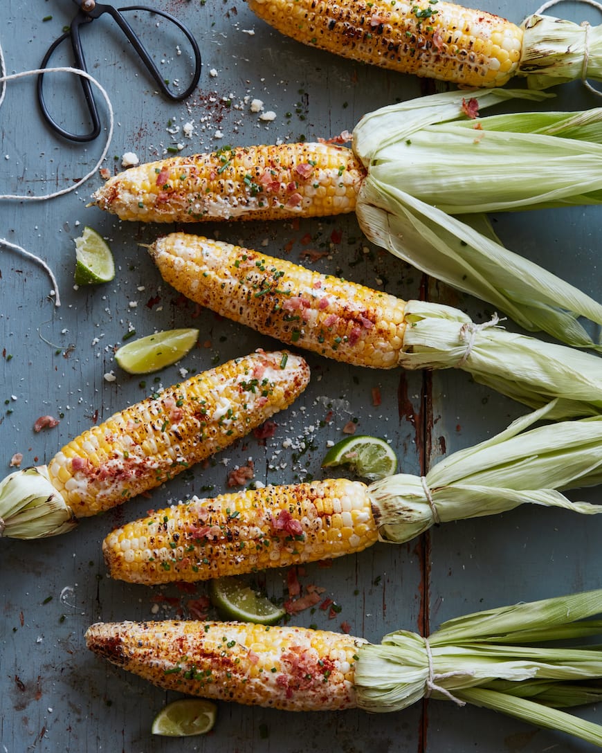 Grilled Avocado Street Corn from www.whatsgabycooking.com (@whatsgabycookin)