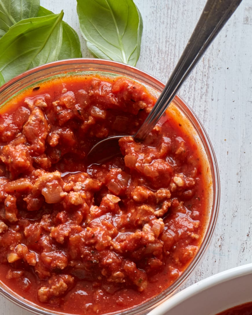 Turkey Bolognese Stuffed Shells from www.whatsgabycooking.com (@whatsgabycookin)