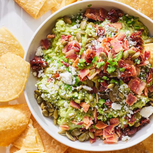 Loaded Guacamole from www.whatsgabycooking.com (@whatsgabycookin)
