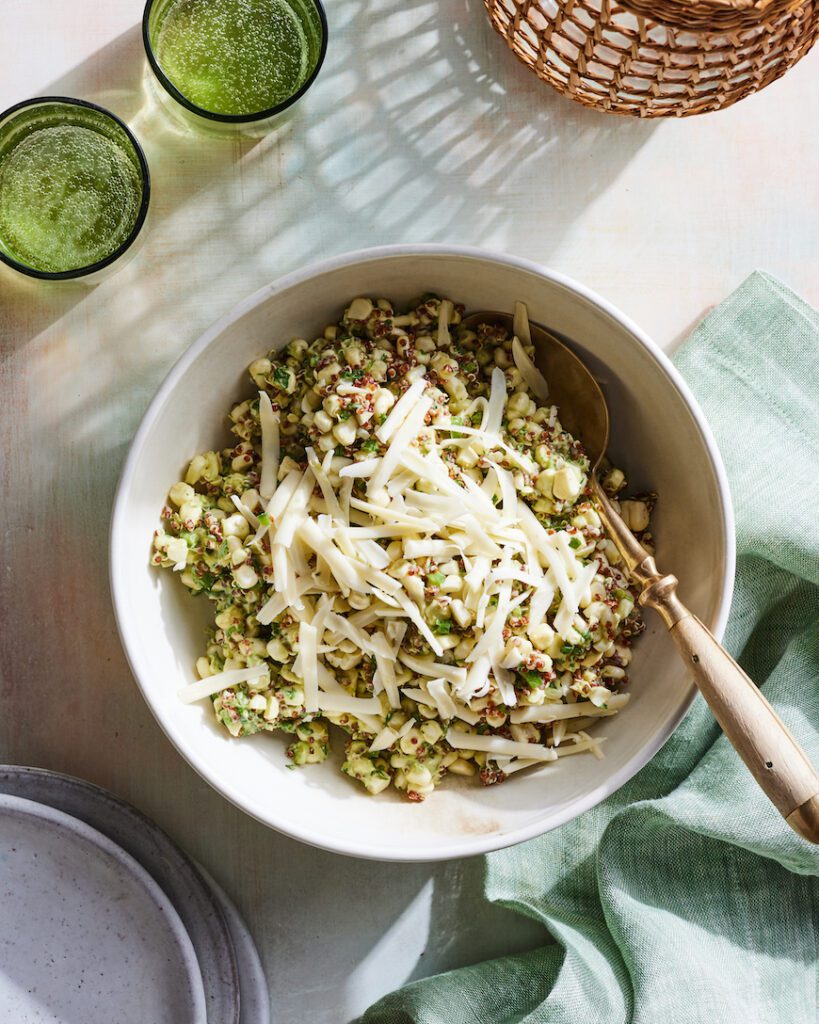 Mexican Corn and Quinoa Salad from www.whatsgabycooking.com (@whatsgabycookin)