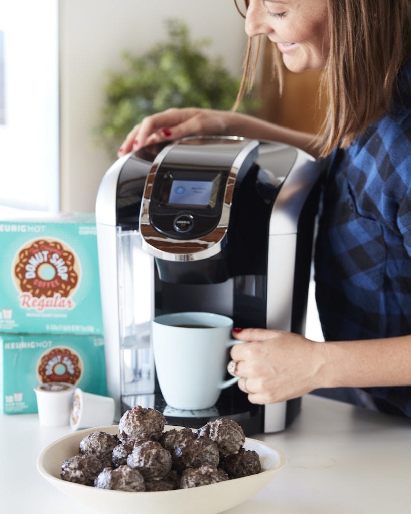 Glazed Chocolate Donut Holes What's Gaby Cooking