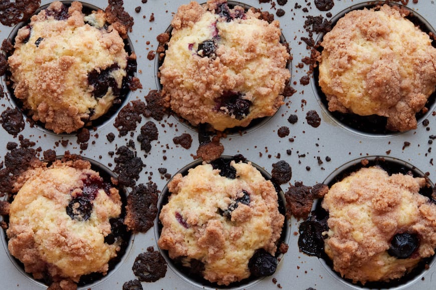 Blueberry Streusel Muffins from www.whatsgabycooking.com (@whatsgabycookin)