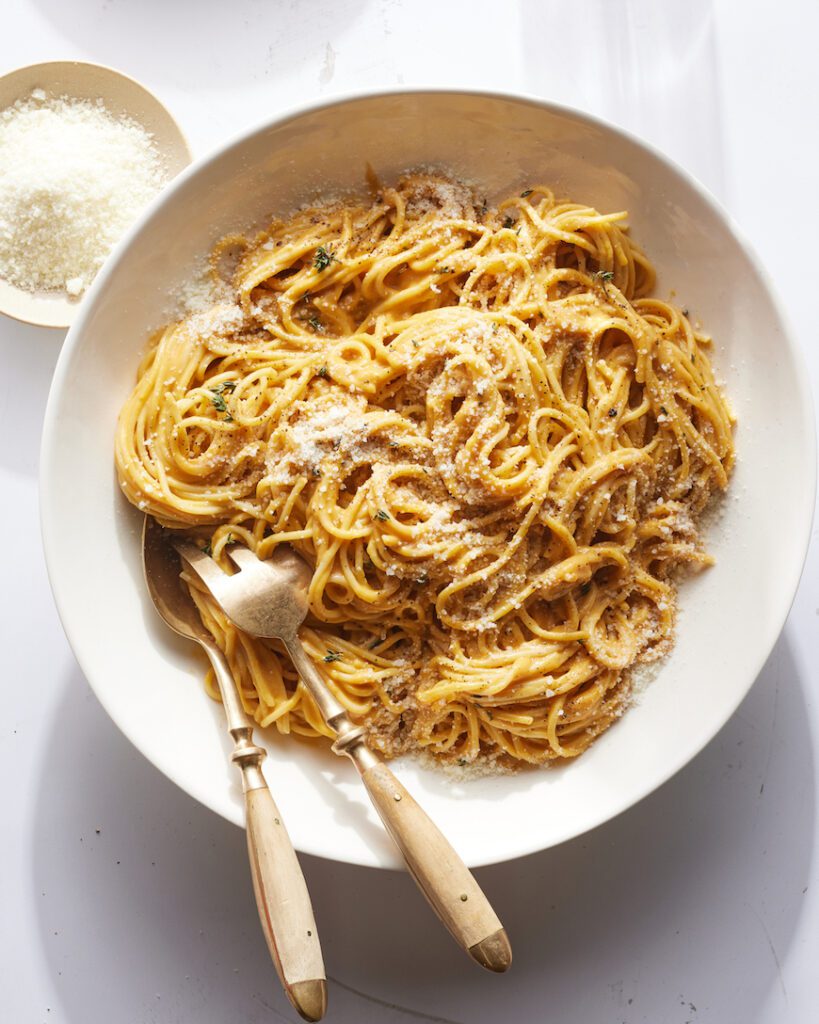 Creamy Butternut Squash Pasta from www.whatsgabycooking.com (@whatsgabycookin)