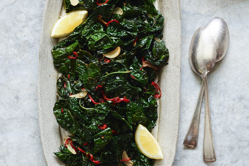 Sautéed Kale with Chiles and Lemon