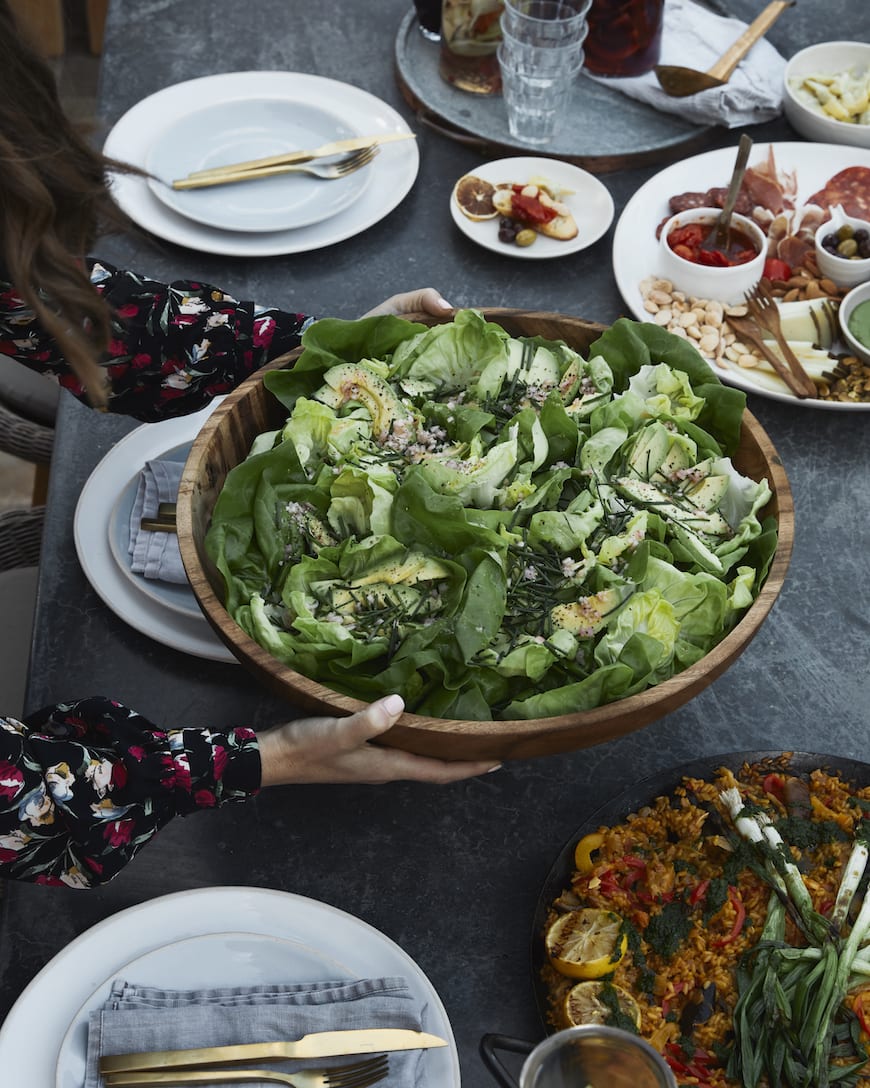 Butter Lettuce Salad from www.whatsgabycooking.com (@whatsgabycookin)