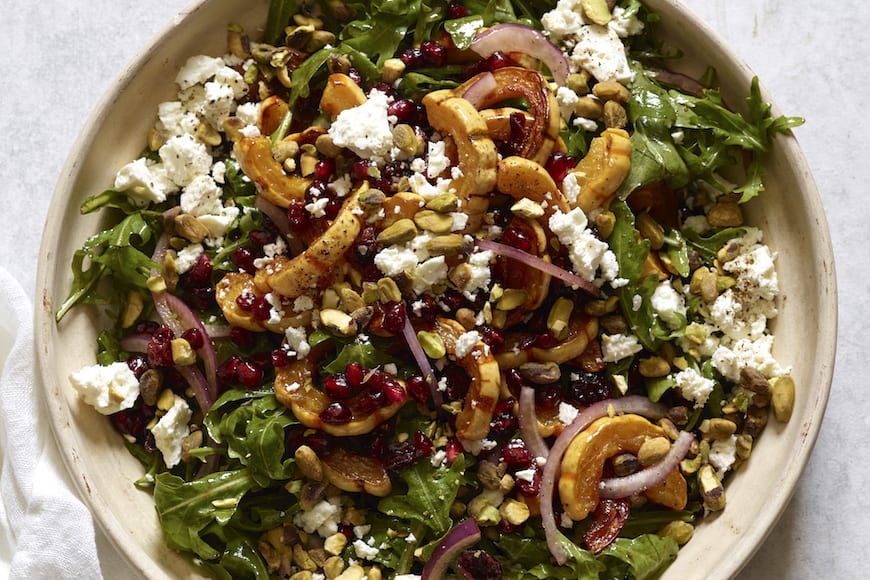 Delicata Squash Salad from www.whatsgabycooking.com (@whatsgabycookin)