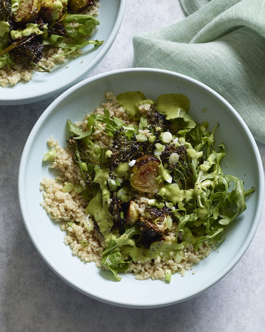 Green Goddess Quinoa Bowls from www.whatsgabycooking.com (@whatsgabycookin)