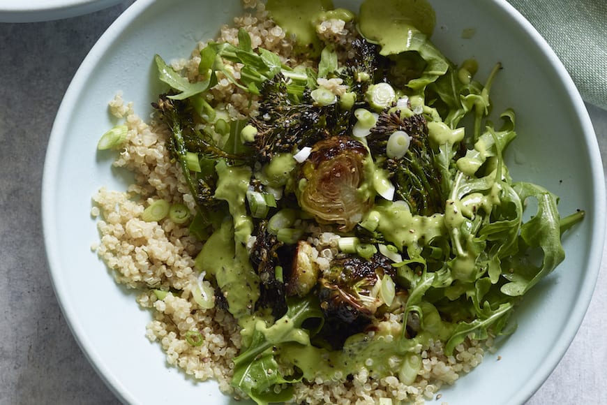 Green Goddess Quinoa Bowls from www.whatsgabycooking.com (@whatsgabycookin)