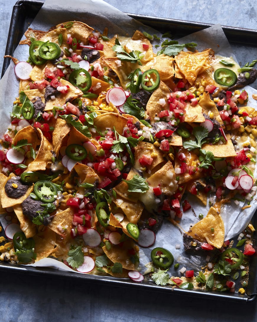 Fully Loaded Black Beans Nachos from www.whatsgabycooking.com (@Whatsgabycookin)