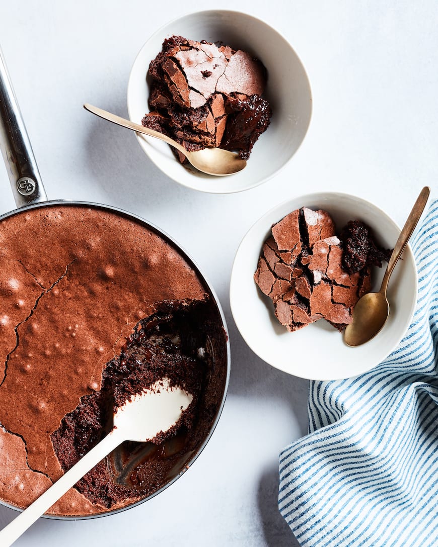 Chocolate Brownie Pudding from www.whatsgabycooking.com (@whatsgabycookin)