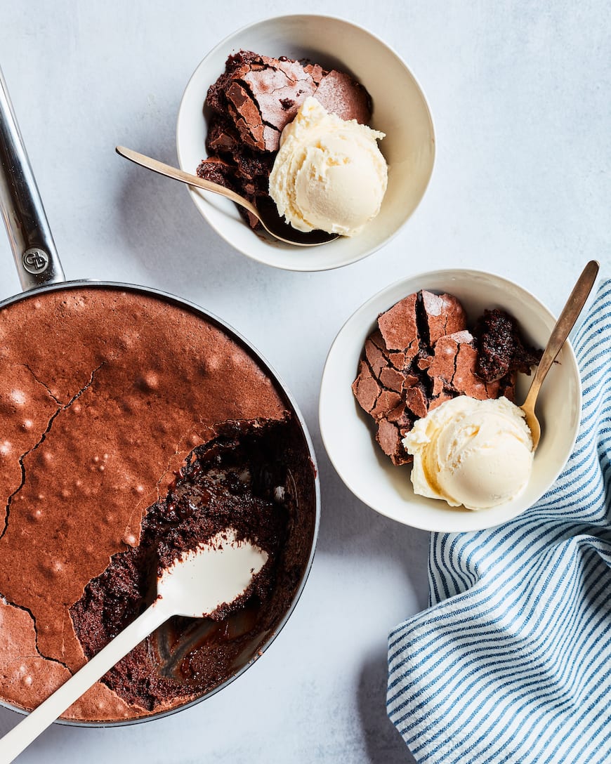 Chocolate Brownie Pudding from www.whatsgabycooking.com (@whatsgabycookin)