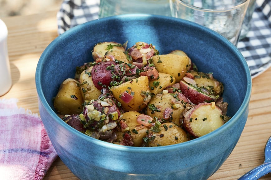 German Potato Salad from www.whatsgabycooking.com (@whatsgabycookin)