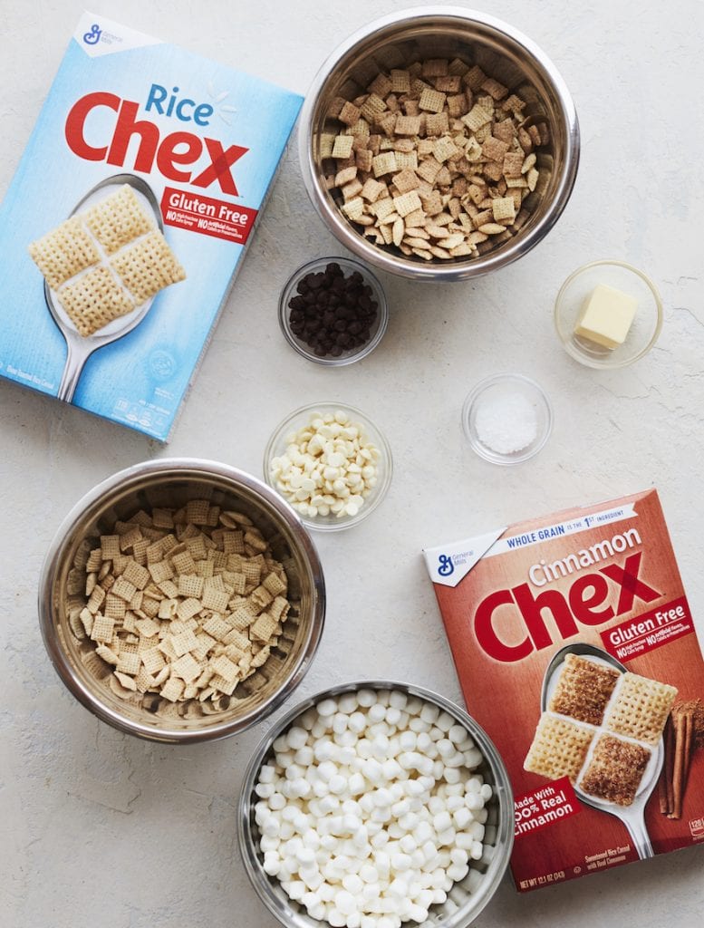 White Chocolate Marshmallow S'more Chex Bars What's Gaby Cooking