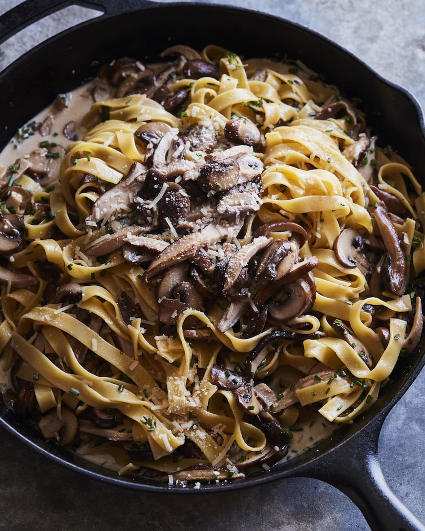 Creamy Mushroom Pasta from www.whatsgabycooking.com (@whatsgabycookin)