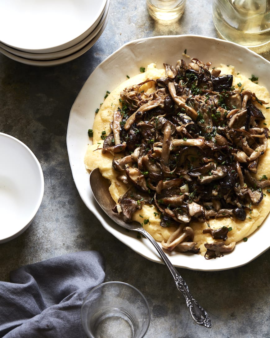 Caramelized Mushroom Polenta