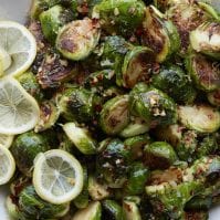 Sautéed Brussels Sprouts from www.whatsgabycooking.com (@whatsgabycookin)