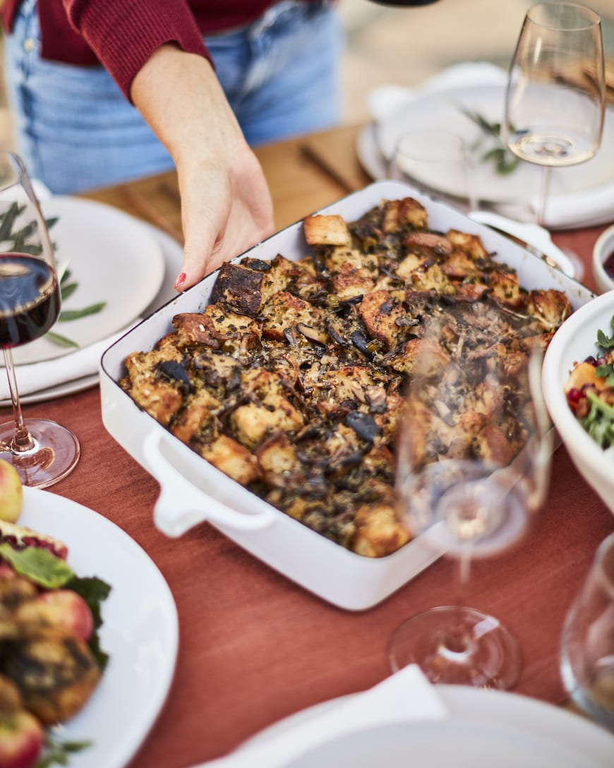 Wild Mushroom Stuffing from www.whatsgabycooking.com (@whatsgabycookin)