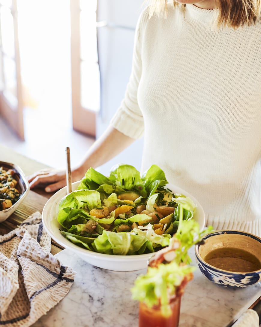 Butter Lettuce Salad from www.whatsgabycooking.com (@whatsgabycookin)