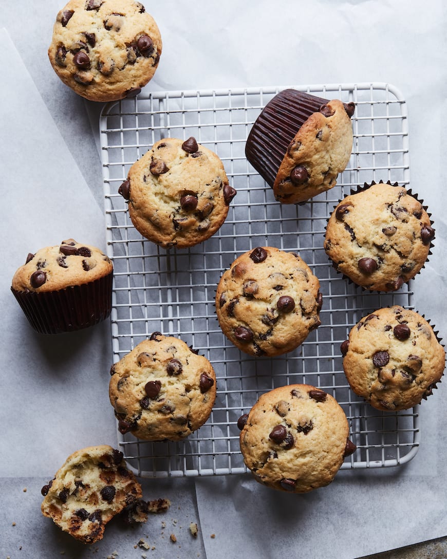 Chocolate Chip Muffins from www.whatsgabycooking.com (@whatsgabycookin)