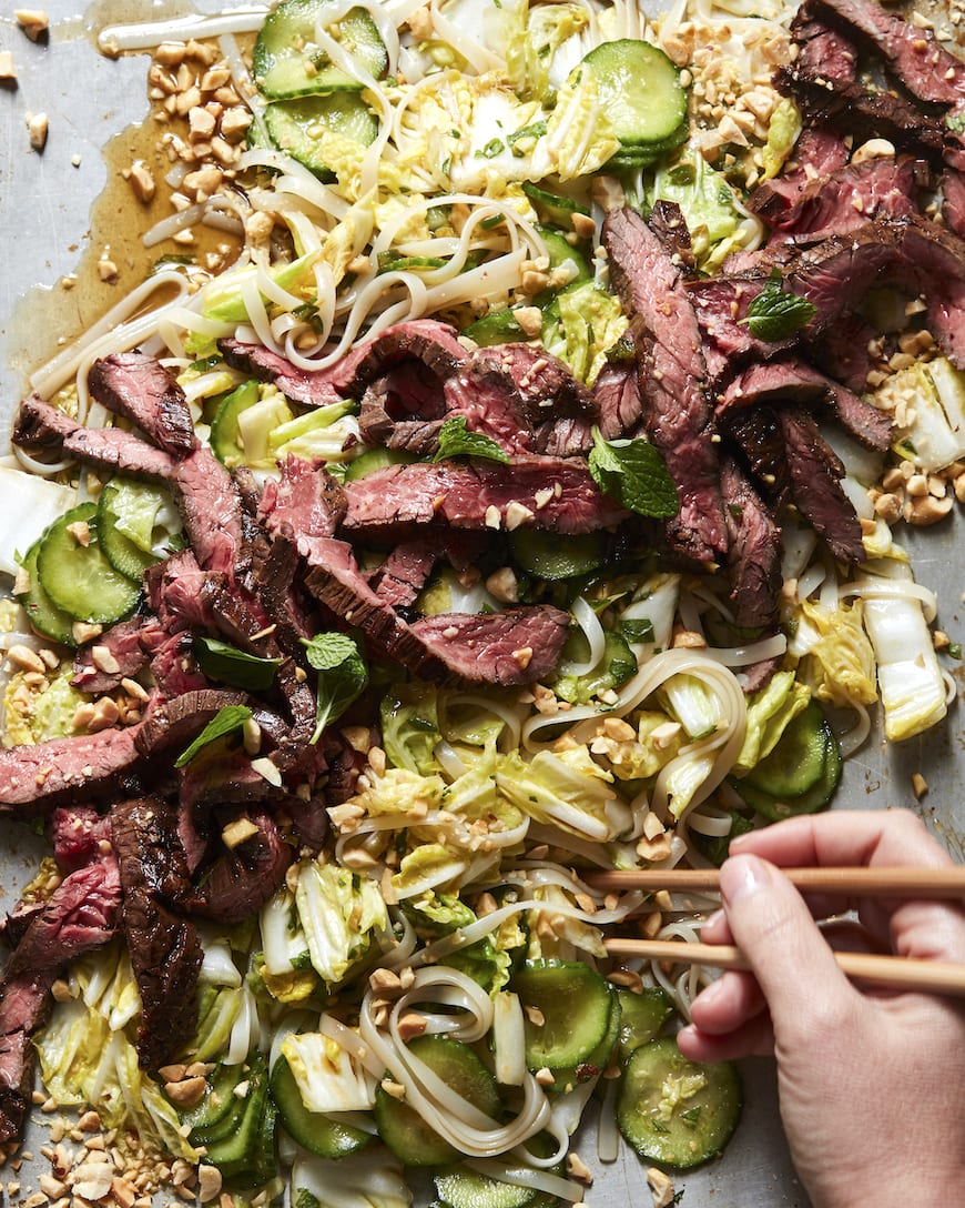 Rice Noodle Salad with Steak