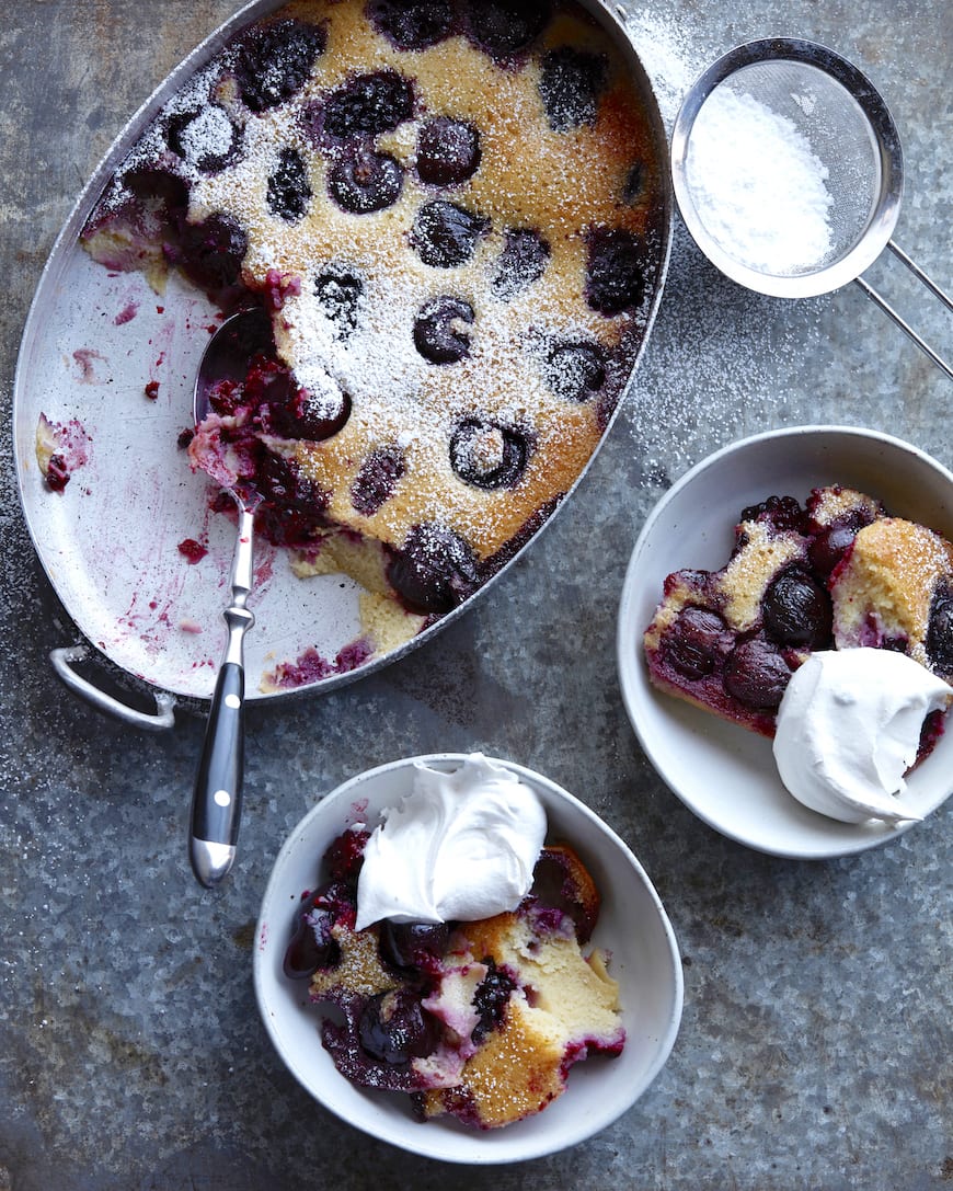 Cherry Clafoutis from www.whatsgabycooking.com (@whatsgabycookin)