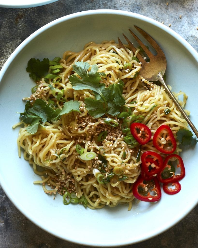 Sesame Ginger Noodles from www.whatsgabycooking.com (@whatsgabycookin)