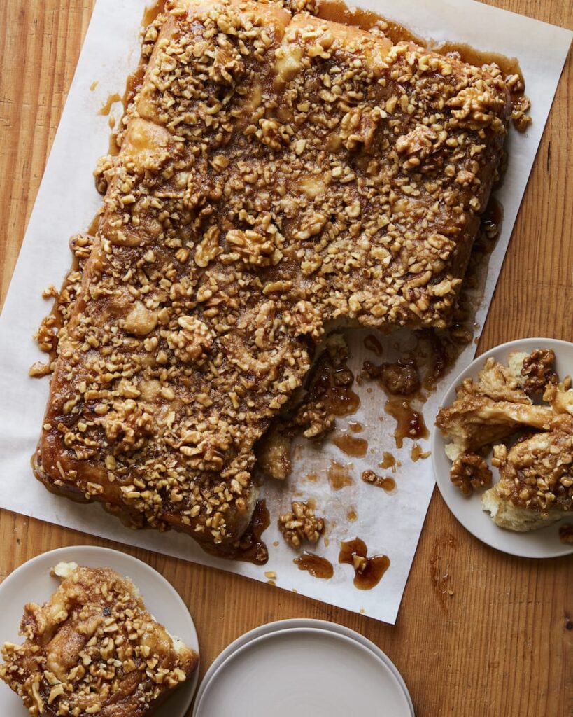 Walnut Sticky Buns from www.whatsgabycooking.com (@whatsgabycookin)