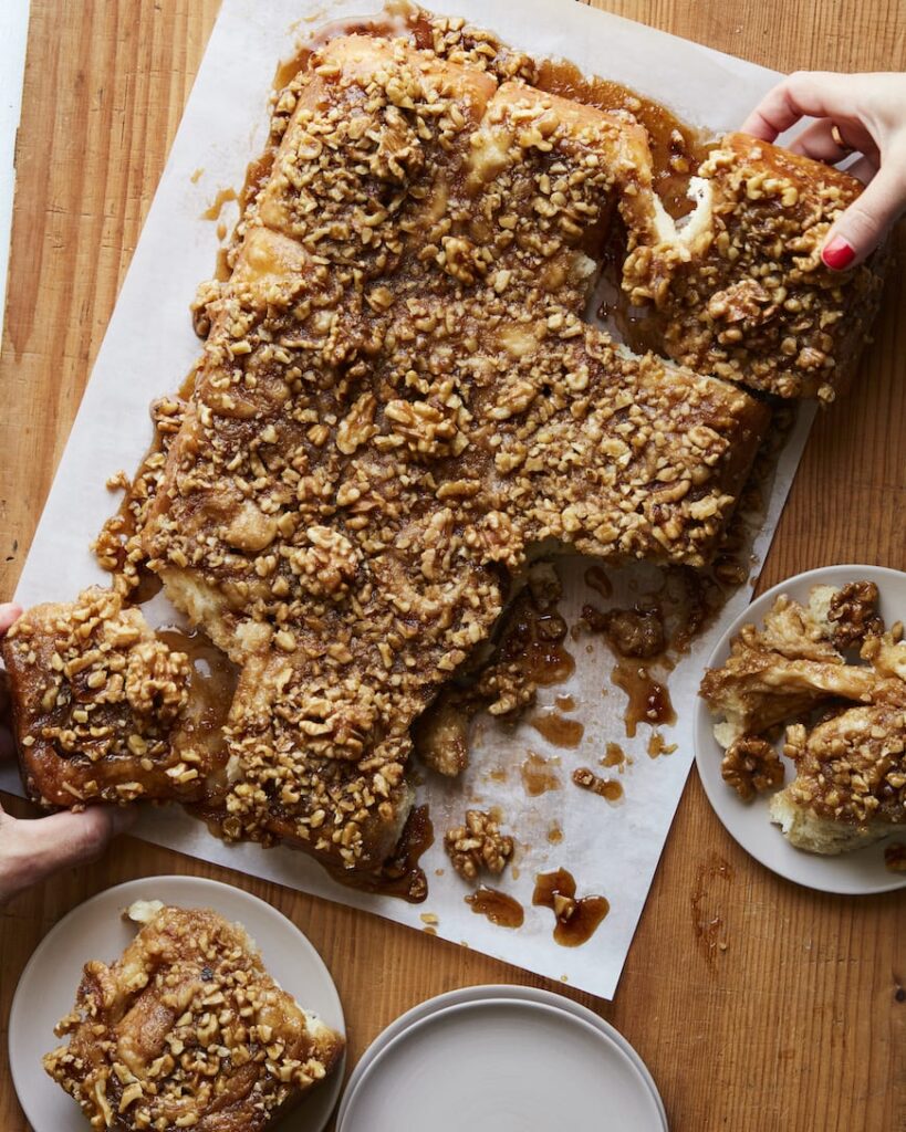 Walnut Sticky Buns from www.whatsgabycooking.com (@whatsgabycookin)