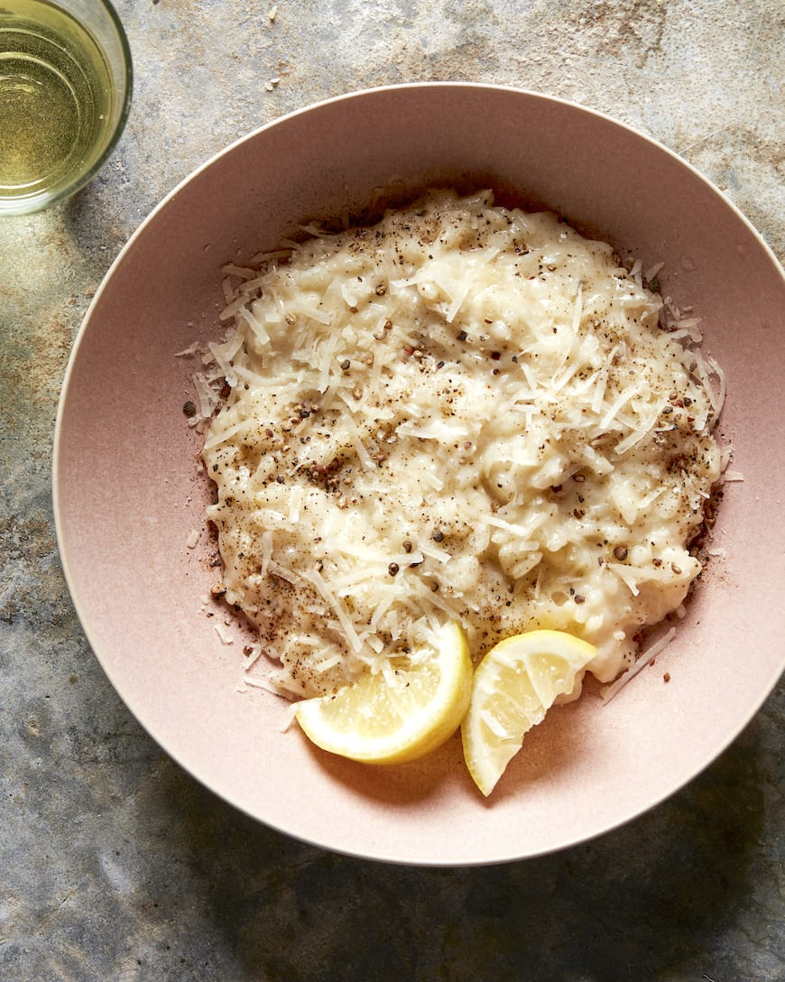 Cacio e Pepe Risotto from www.whatsgabycooking.com (@whatsgabycookin)