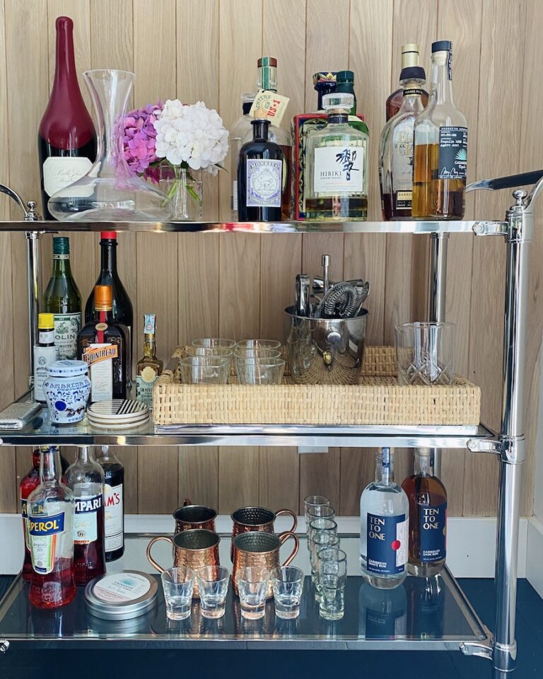 How to Stock a Bar Cart What's Gaby Cooking