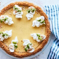 Salted Key Lime Pie from www.whatsgabycooking.com (@whatsgabycookin)