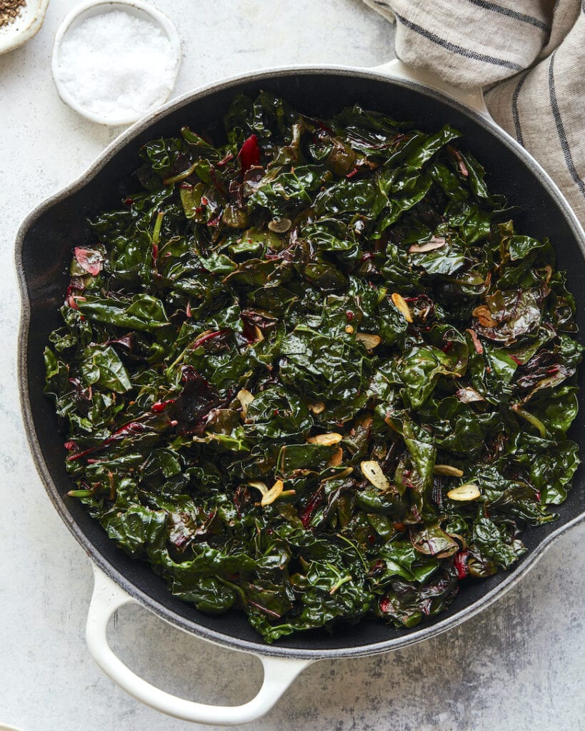 Simple Sautéed Greens from www.whatsgabycooking.com (@whatsgabycookin)