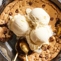 Homemade Pizookie from www.whatsgabycooking.com (@whatsgabycookin)