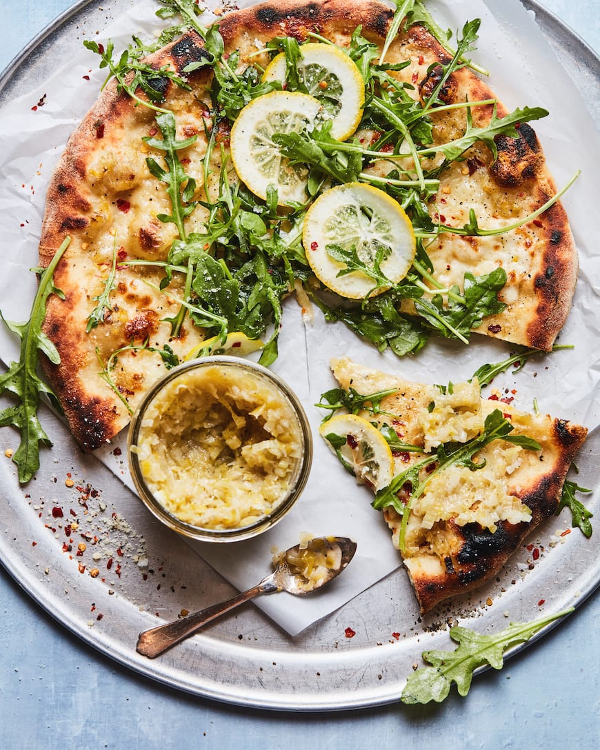 Leek Confit Pizza